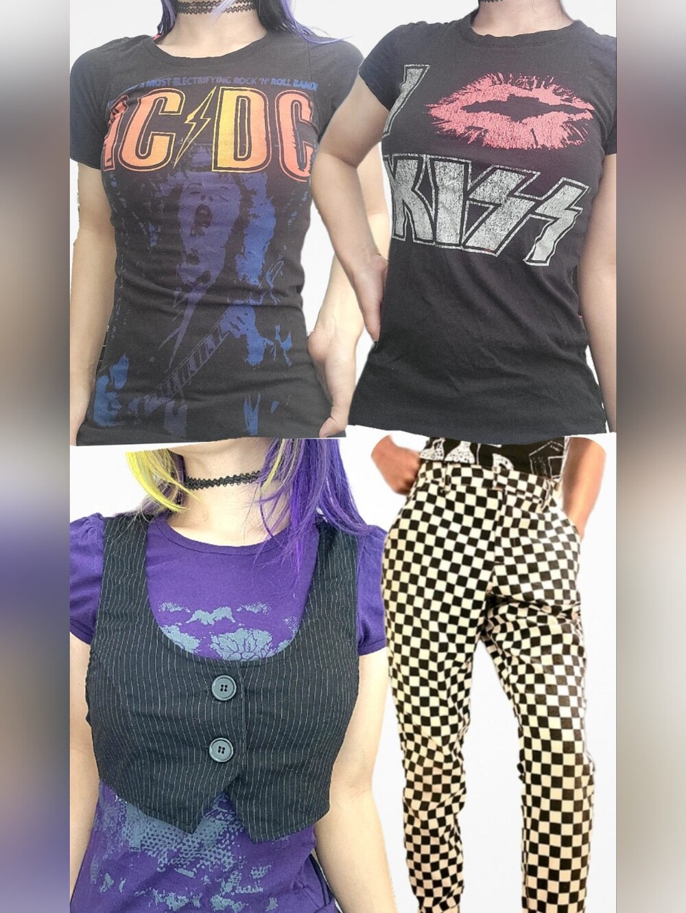 Emo Clothes Bundle : XXS - XS - S